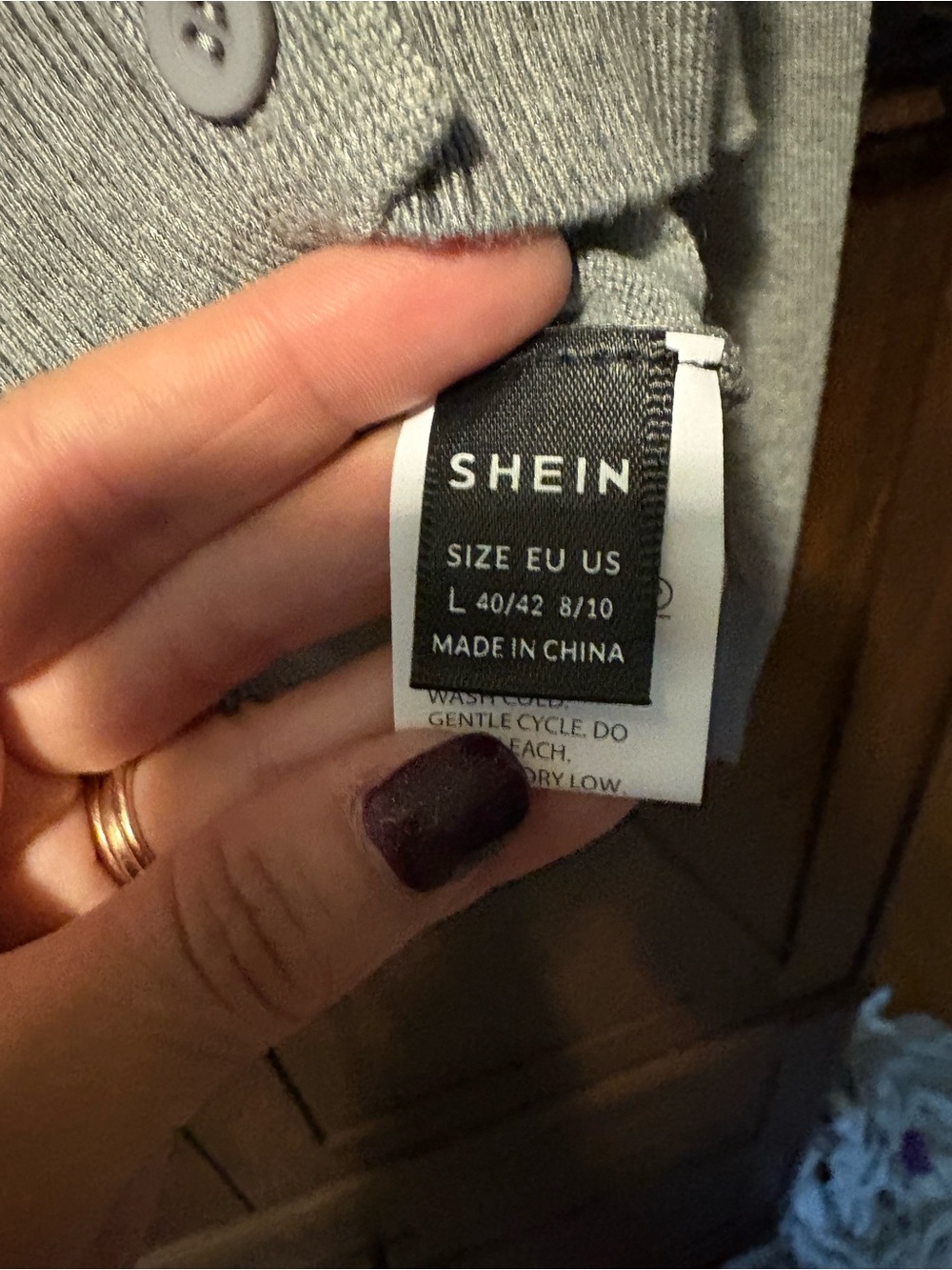 🔥SHEIN Black, Red and Gray Women Cardigans Sweaters - Picture 2 of 4